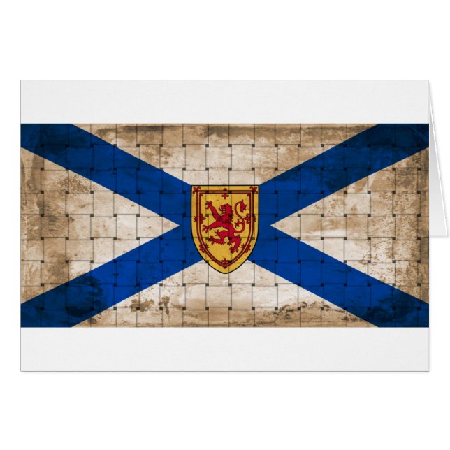 Distressed Nova Scotia Flag (Front Horizontal)