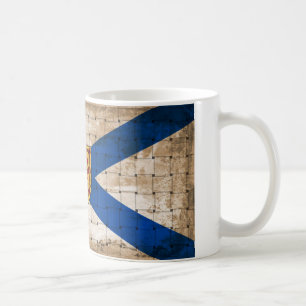 Distressed Nova Scotia Flag Coffee Mug