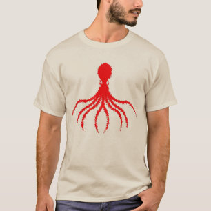Distressed Octopus Design - Men's Basic T-Shirt