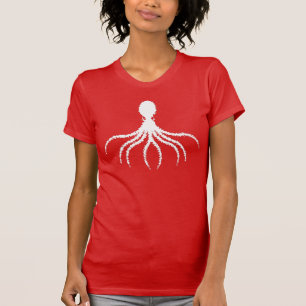 Distressed Octopus Design - Women's American Appar T-Shirt