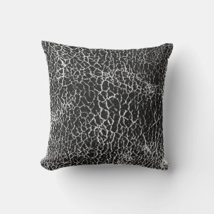 Distressed overlay texture of crocodile or snake s cushion