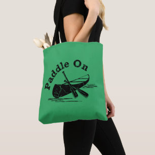 Distressed Paddle On Design - All-Over-Print Tote Bag