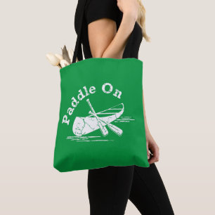 Distressed Paddle On Design - All-Over-Print Tote Bag