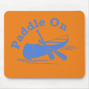 Distressed Paddle On Design - Mouse Pad