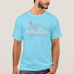 Distressed Pa'ia Town Hibiscus T-Shirt