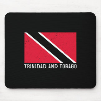 Distressed Patriotic Trinidad And Tobygo Flag Trin Mouse Pad