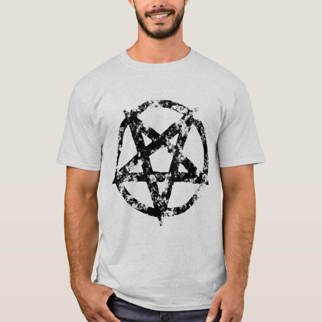 Distressed Pentagram t-shirt (Front)