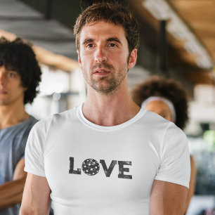 Distressed Pickleball LOVE T-Shirt