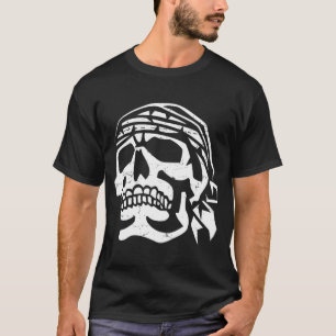 Distressed Pirate Skull T-Shirt
