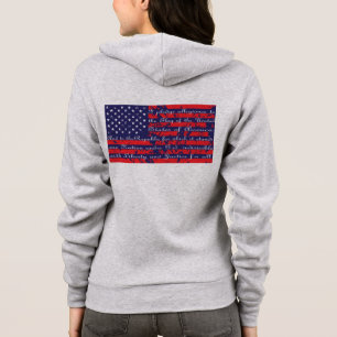 Distressed-Pledge-Flag Hoodie