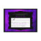 Distressed Purple Gothic Wedding RSVP Personalised