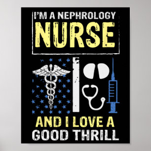 Distressed Quote Nephrology Nurse Good Dialysis Nu Poster