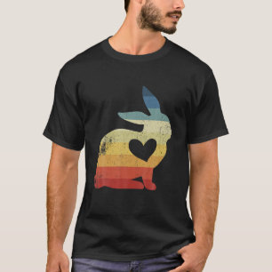 Distressed Rabbit Vintage 80S Style Retro Bunny Lo T-Shirt