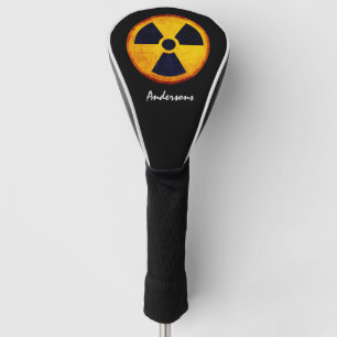 Distressed Radiation Symbol Golf Head Cover
