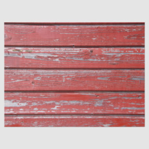 distressed red wood tissue paper