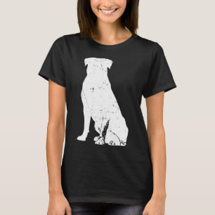 Distressed Retro Vintage Mama Rottweiler Day Pet D T-Shirt