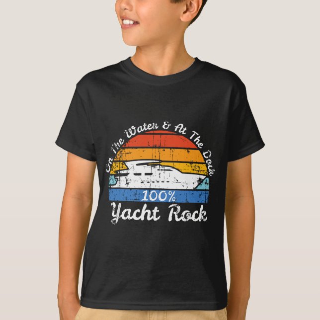 Distressed Retro Yacht Rock T-Shirt (Front)