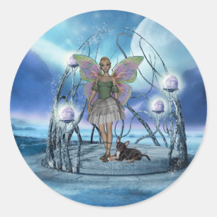 Distressed Round Stickers