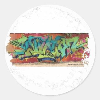 Distressed Round Stickers - Customised