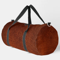 Distressed Rusty Brown Faux Leather