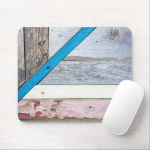 Distressed Shabby Chic Wood Mouse Pad