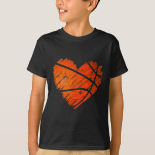 Distressed Sketll Heart T-Shirt