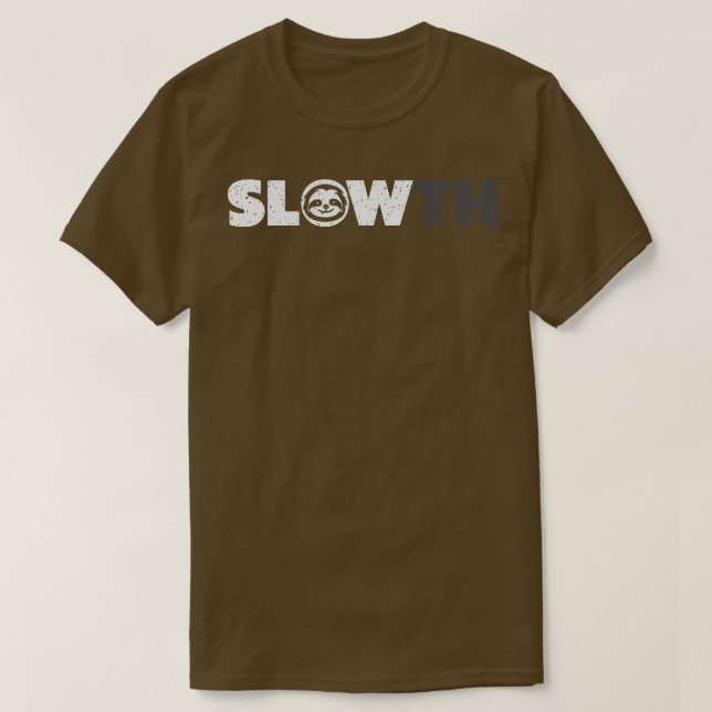 Distressed Slowth T-Shirt (Design Front)