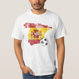 Distressed Spain Soccer T-Shirt
