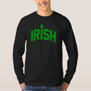 Distressed St Patrick's Day Lucky Irish Clover Men T-Shirt