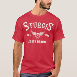 Distressed Sturgis South Dakota Motorcycle Biker R T-Shirt