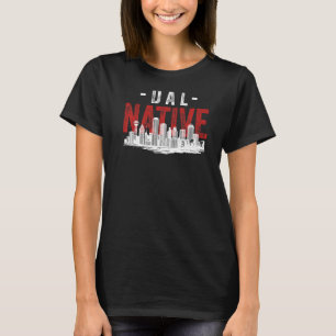 Distressed Style Dallas Texas Native Home Grown Sk T-Shirt