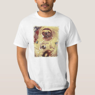 Distressed style Sloth astronaut T-Shirt