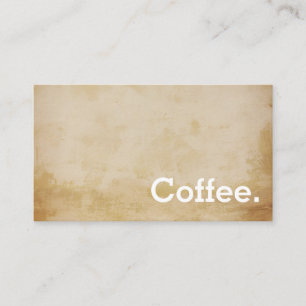 Distressed Telmo Simple Loyalty Coffee Punch-Card Card