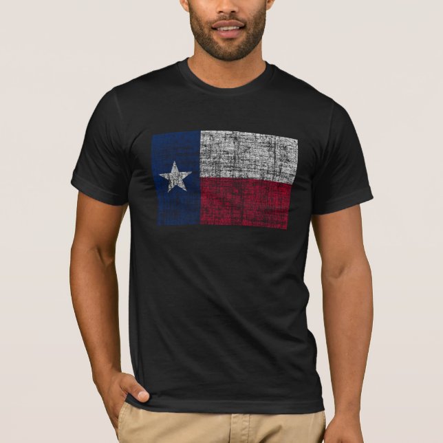 Distressed Texas Flag T-Shirt (Front)