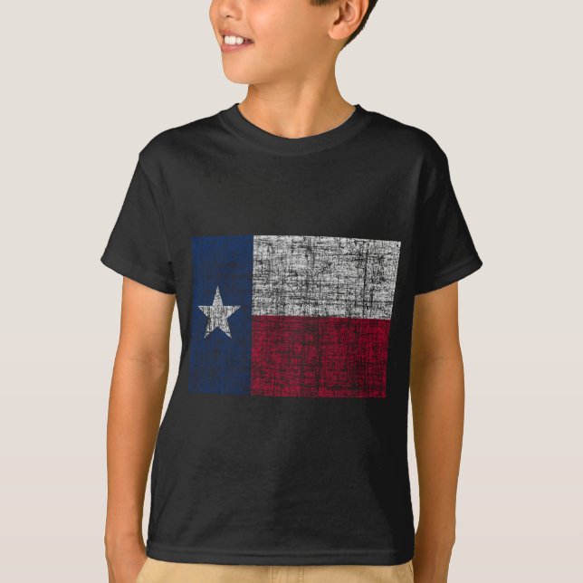 Distressed Texas Flag T-Shirt (Front)
