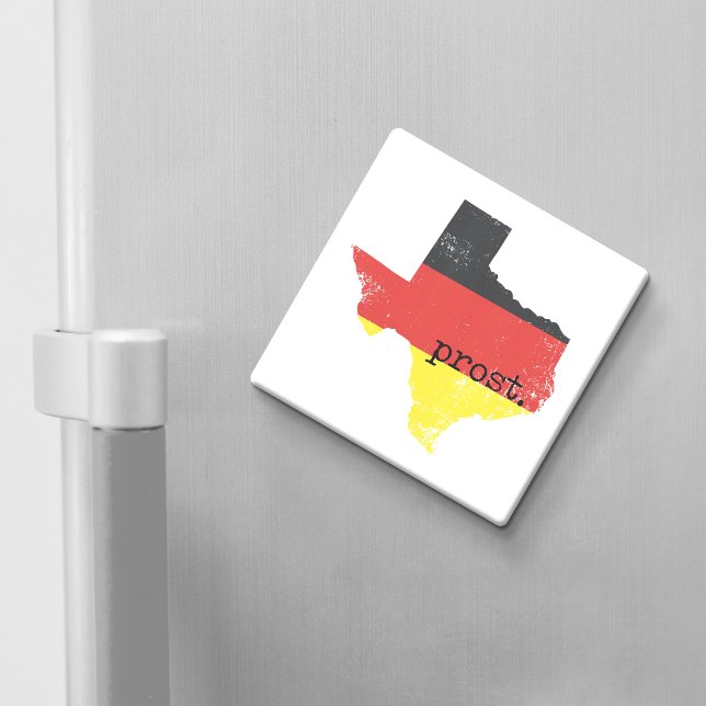 Distressed Texas German Flag Prost Magnet (Creator Uploaded)