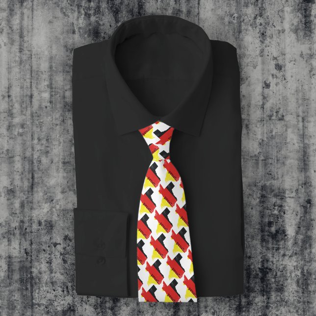 Distressed Texas German Flag Prost Tie (Creator Uploaded)