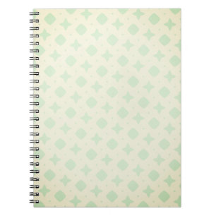 Distressed texture geometric retro notebook