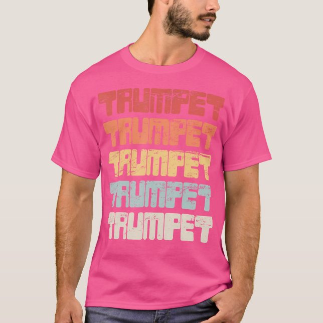 Distressed Trumpet T-Shirt (Front)