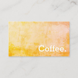 Distressed Vendredi Simple Loyalty Coffee Punch Card