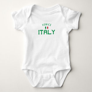 Distressed Venice Italy Baby Bodysuit