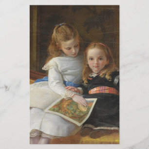 Distressed Victorian Two Young Girls
