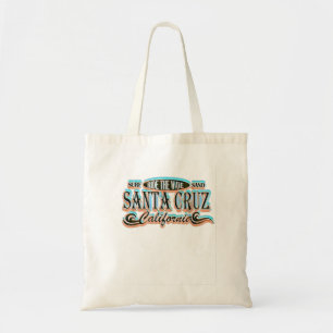 Distressed Vintage Retro Look Santa Cruz Surfing 2 Tote Bag