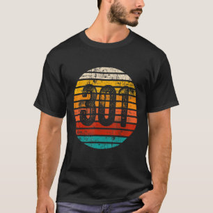 Distressed Vintage Sunset 301 Area Code T-Shirt