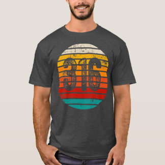 Distressed Vintage Sunset 316 Area Code T-Shirt