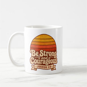 Distressed Vintage Sunset Arch Morning Scripture Coffee Mug