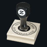 Distressed Vintage Typewriter Round Logo Rubber Stamp<br><div class="desc">Easily personalise this Distressed Vintage Typewriter Round Logo rubber stamp with Black Ink Pad with your own company logo. Just add your own logo, image and text. Perfect for any kind of small business, scrapbooking, decorations or business stationery. Available with different ink pad colours in square sizes 1 inch, 2...</div>