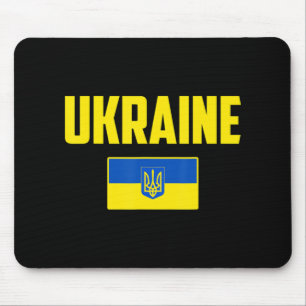 Distressed Vintage Ukraine Flag Ukrainian Ukraine  Mouse Pad