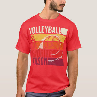 Distressed Vintage Volleyball Is My Favourite Seas T-Shirt