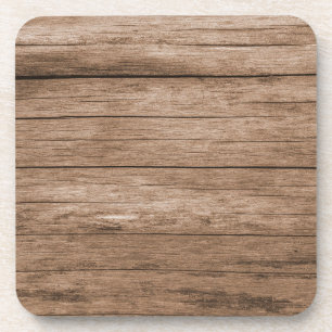 distressed wood coaster set